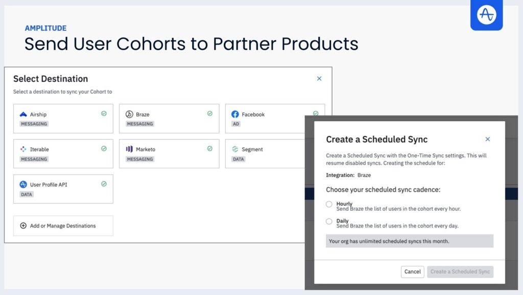 図⑮Send User Cohorts to Partner Products